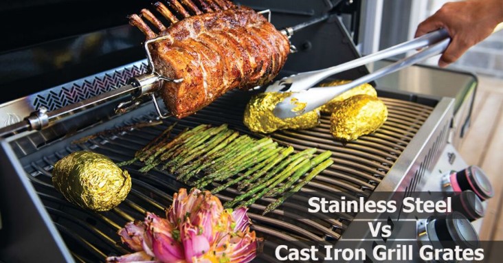 Stainless Steel vs Cast Iron Grates