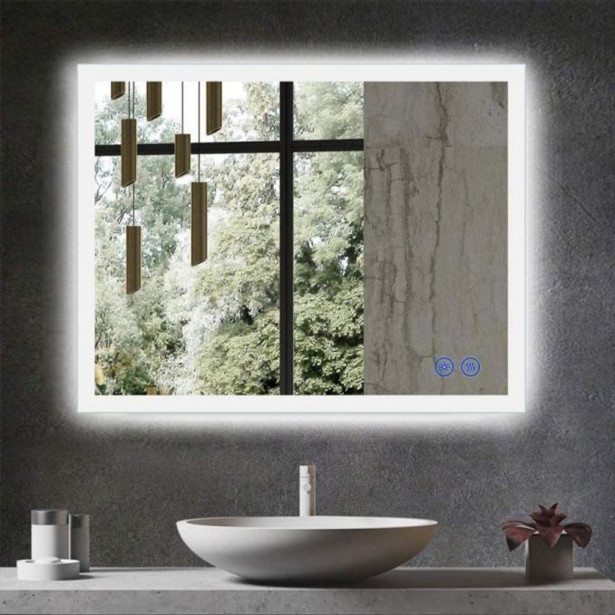 A sleek gorgeous bathroom mirror with lights will enhance the beauty of the bathroom and make you confident, get the amazing bathroom mirror, decorate your bathroom now.